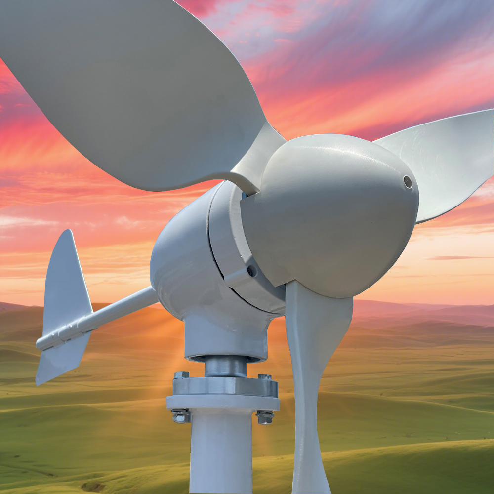 Renewable Energy Is - ระบบผลิตไฟฟ้าแบบออฟกริด พลังงานทดแทน กังหันลมแนวนอน 8000 วัตต์ 10