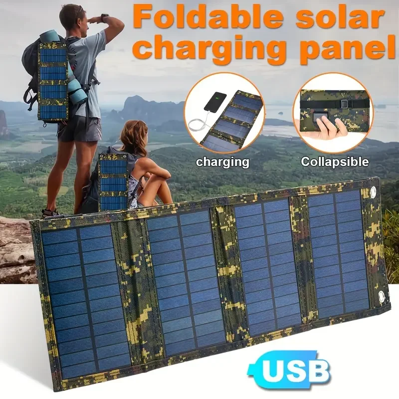 แบบพกพา USB พลังงานแสงอาทิตย์แ - Folding Solar Panel บทวิจารณ์และราคา