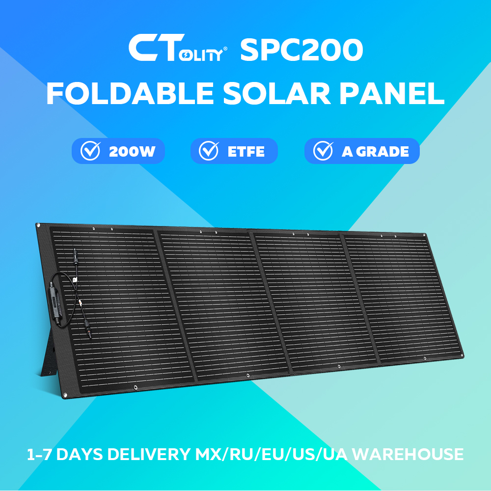 CTOLITY SPC200 แผงโซลาร์เซลล์พ - Folding Solar Panel บทวิจารณ์และราคา