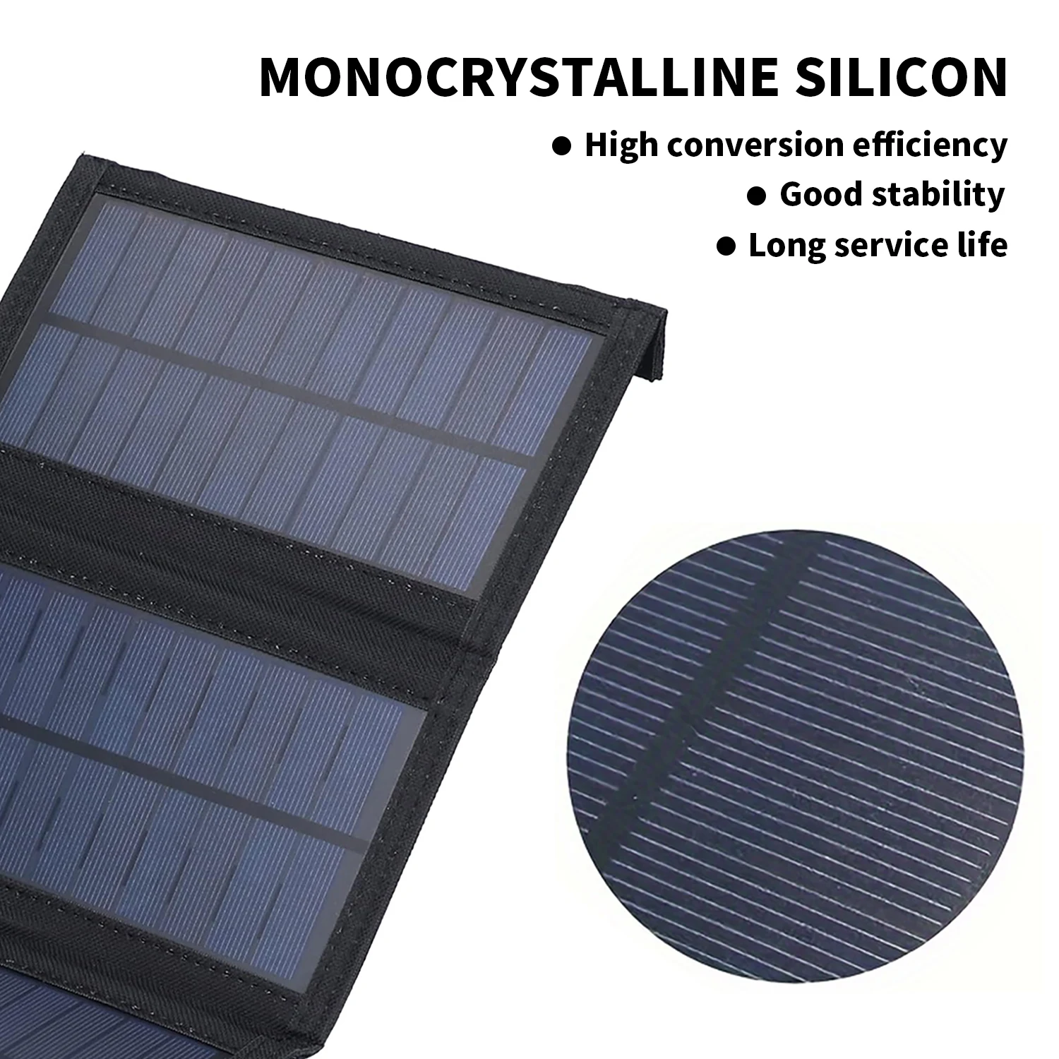 แผงโซลาร์เซลล์แบบพับได้ 20W 50 - Folding Solar Panel บทวิจารณ์และราคา