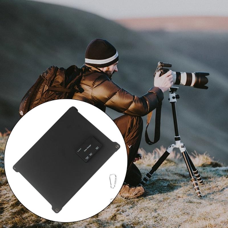 แผงโซลาร์พกพากระเป๋าพับแบบพกพา - Folding Solar Panel บทวิจารณ์และราคา