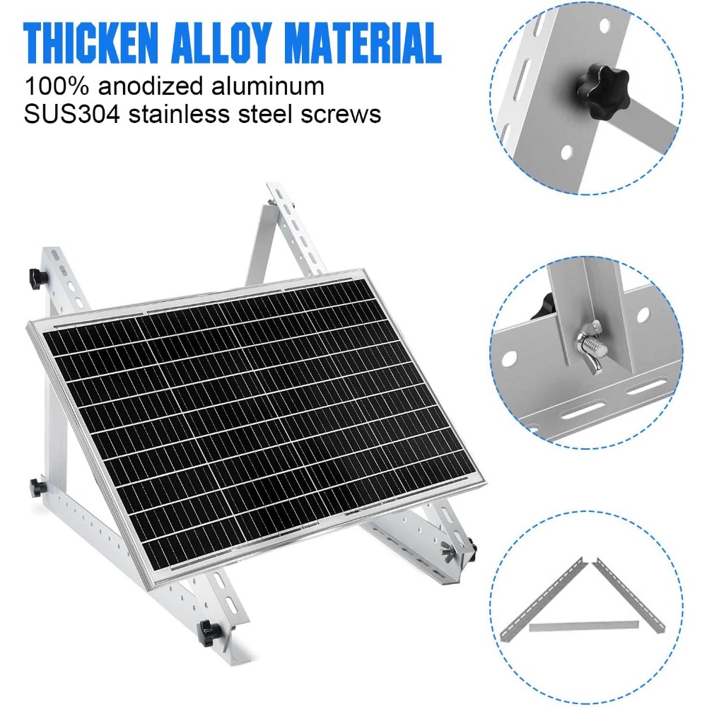 ขายึดแผงโซลาร์เซลล์แบบพับได้ ป - Folding Solar Panel บทวิจารณ์และราคา