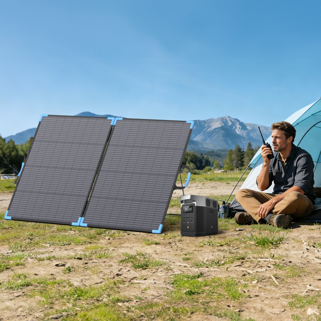 E-POWO 20V แผงโซลาร์เซลล์แบบสอ - Folding Solar Panel บทวิจารณ์และราคา