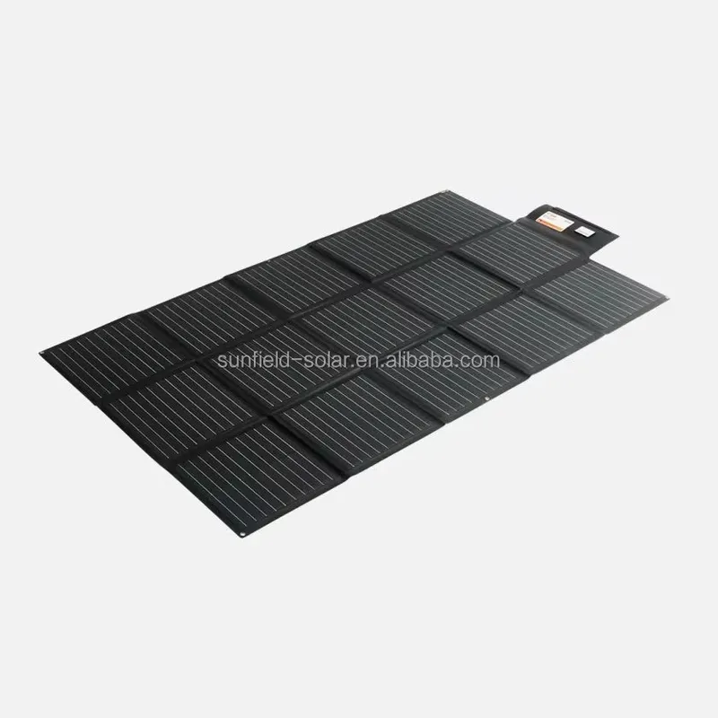 แผงโซลาร์เซลล์พกพา ชุดแผงโซลาร - Folding Solar Panel บทวิจารณ์และราคา