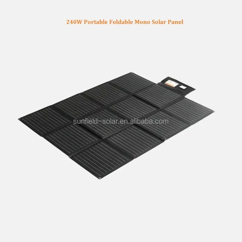 แผงโซลาร์เซลล์พกพา ชุดแผงโซลาร - Folding Solar Panel บทวิจารณ์และราคา
