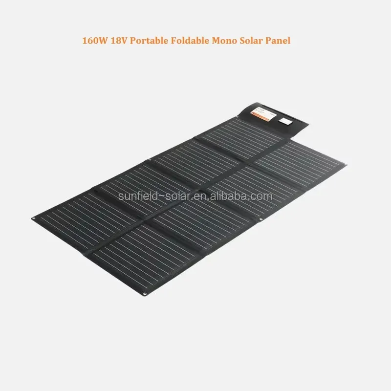 แผงโซลาร์เซลล์พกพา ชุดแผงโซลาร - Folding Solar Panel บทวิจารณ์และราคา
