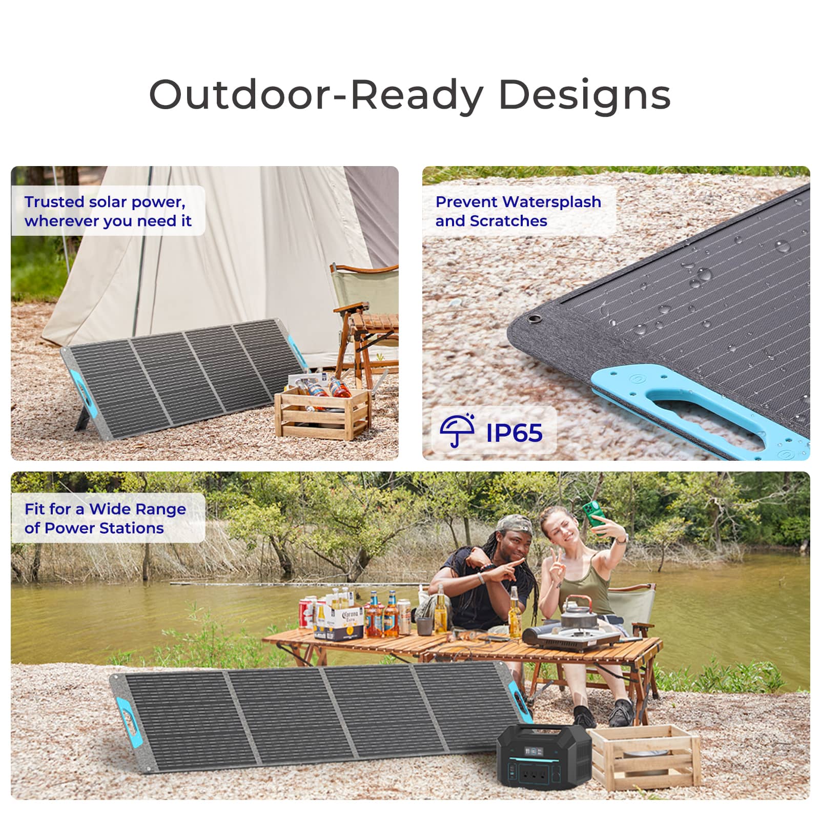 Renogy แผงโซล่าแบบพกพา200W IP6 - Folding Solar Panel บทวิจารณ์และราคา